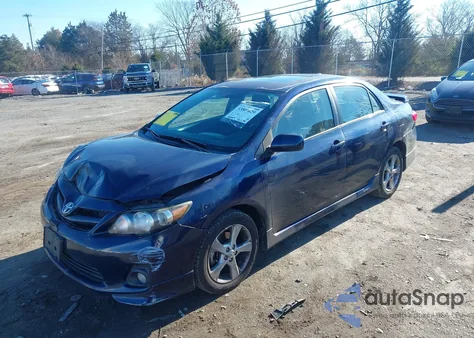 2011 Toyota Corolla S из США, поврежденный, VIN 2T1BU4EE7BC697099